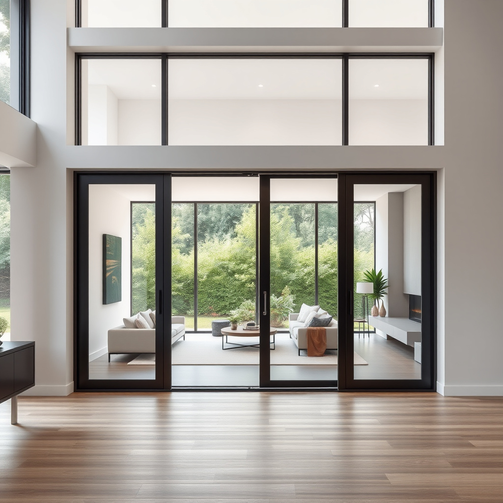 Imagem sobre portas com abertura lateral automática
