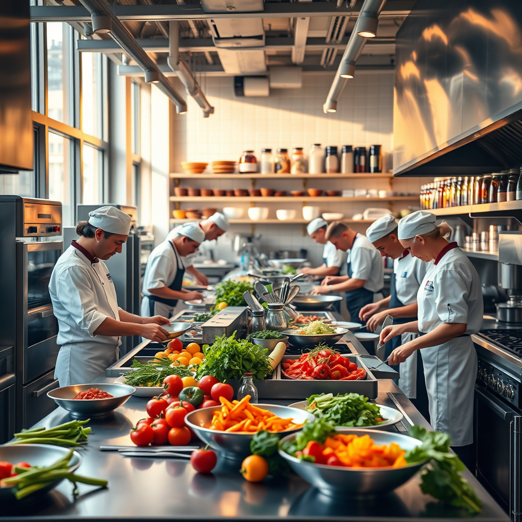 Imagem sobre cozinha compartilhada