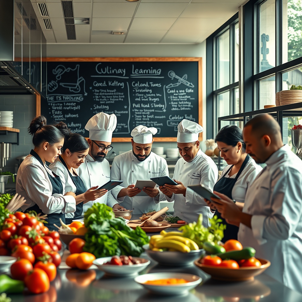 Imagem sobre e-learning gastronômico
