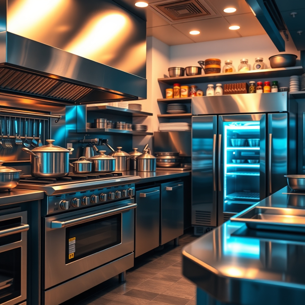 Imagem sobre equipamentos de cozinha comercial
