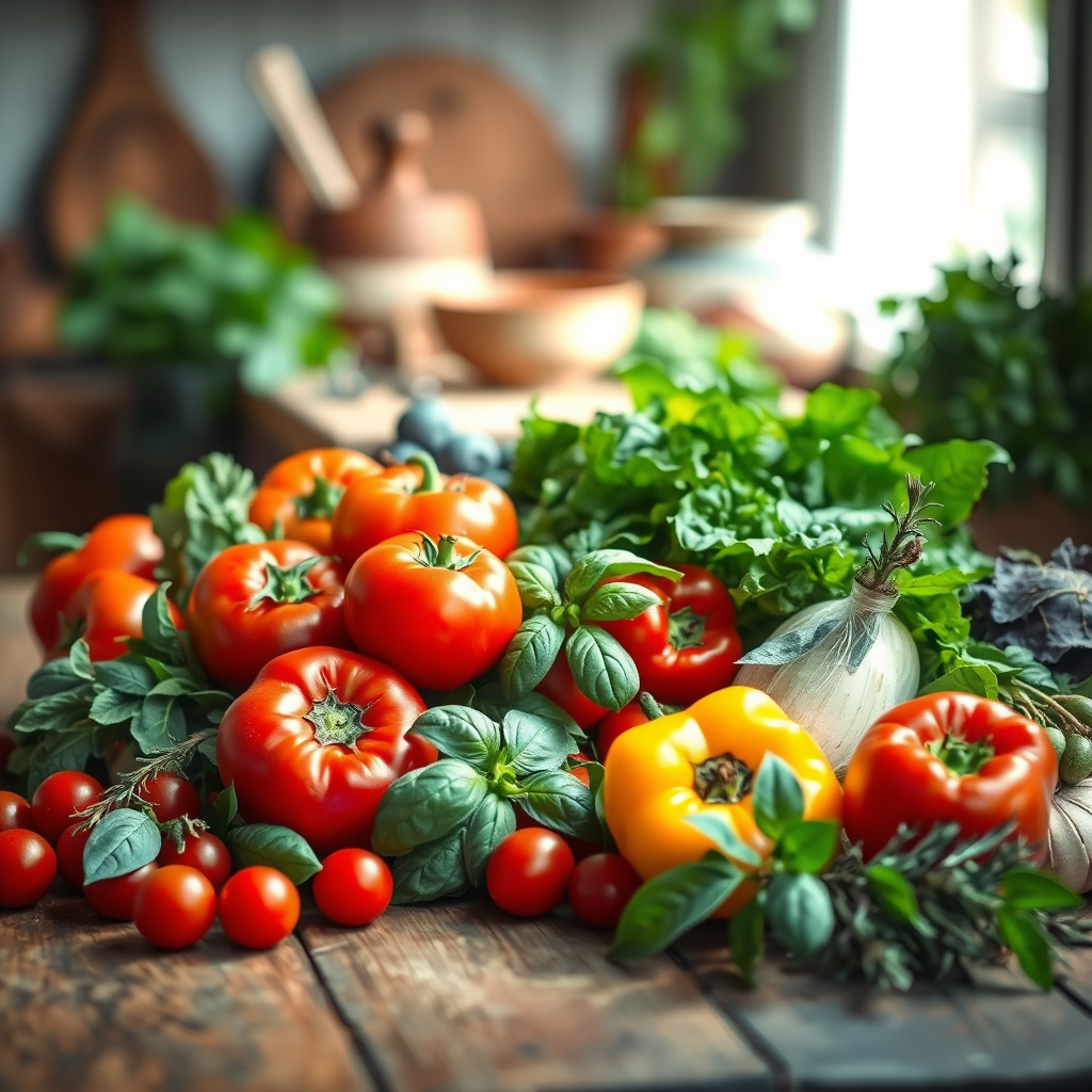Imagem sobre ingredientes orgânicos