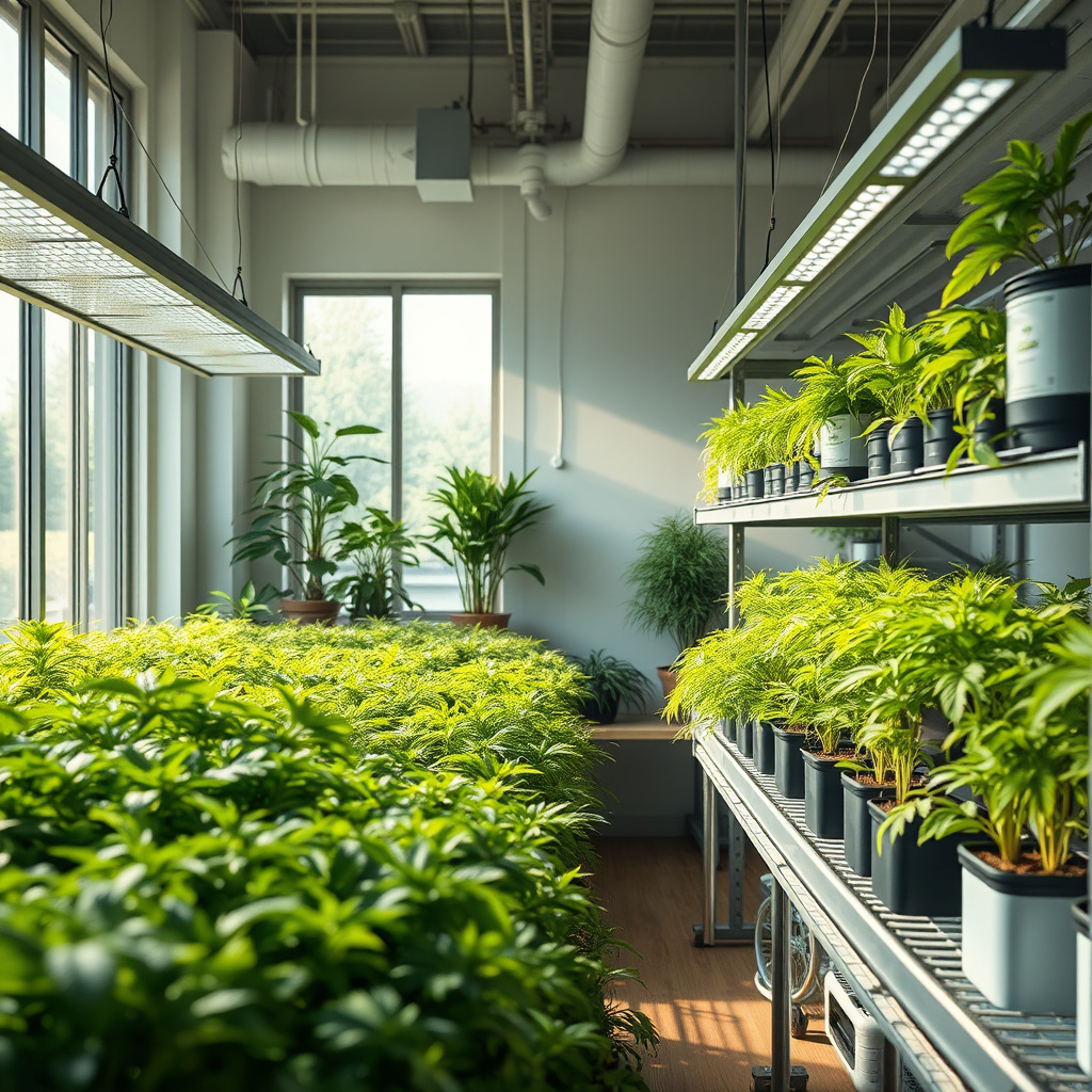 Imagem sobre cultivo indoor