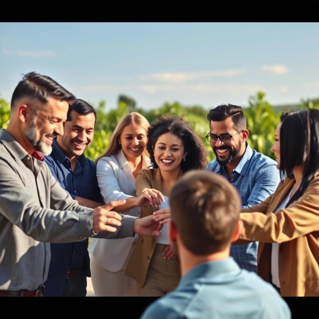 Imagem sobre team building