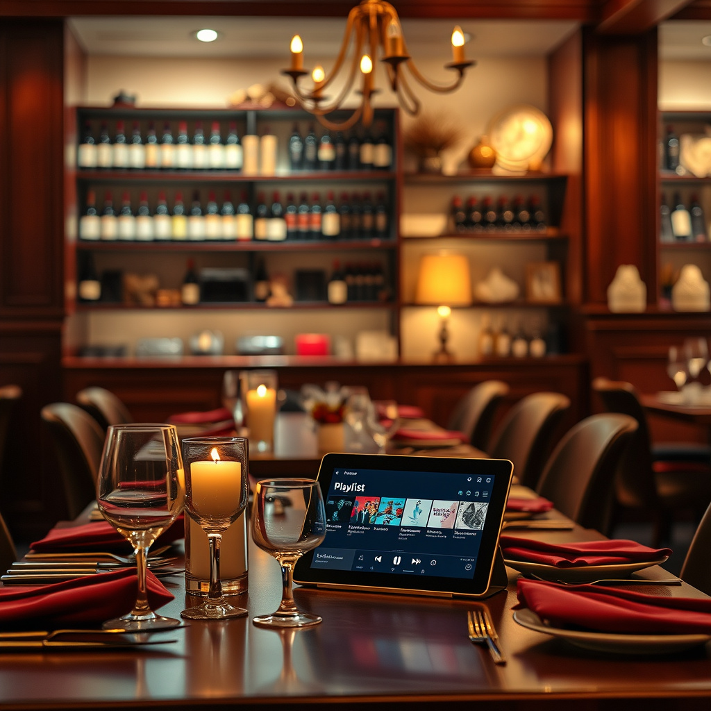 Imagem sobre playlist para restaurante