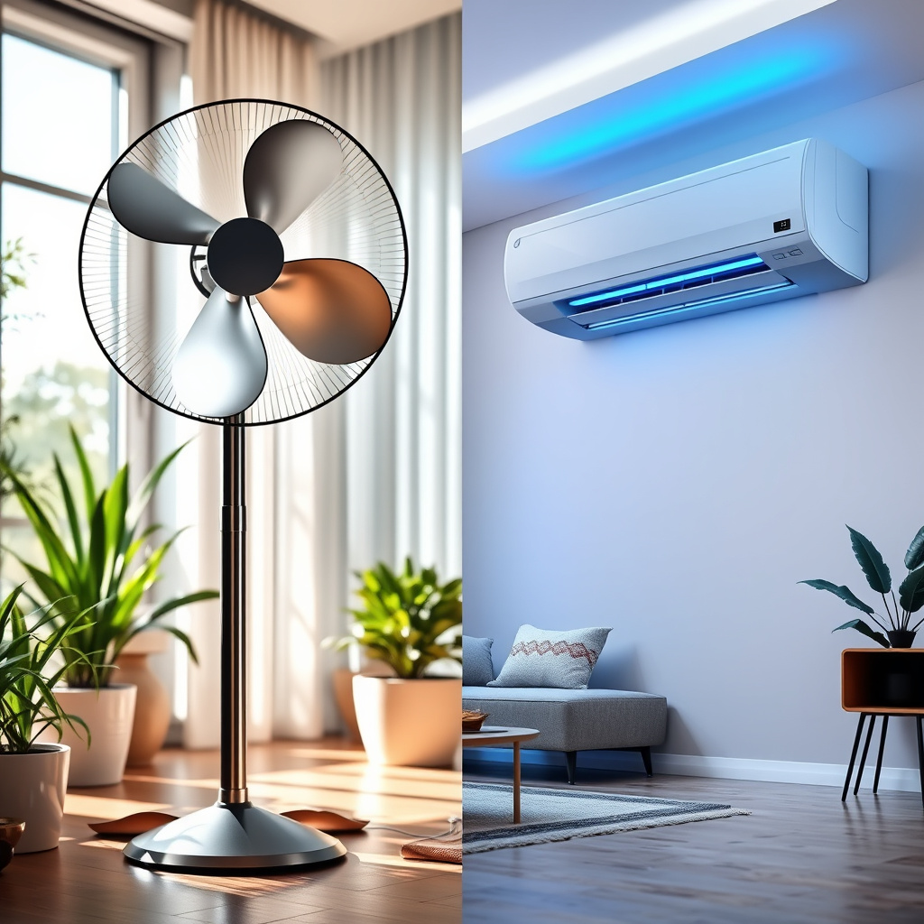 Imagem sobre Ventilador e ar-condicionado: descubra a diferença e qual o melhor para você!