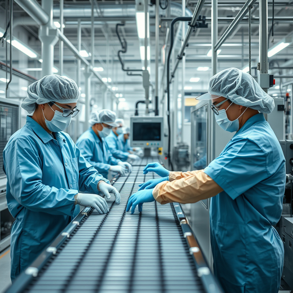 Imagem sobre segurança sanitária na produção industrial