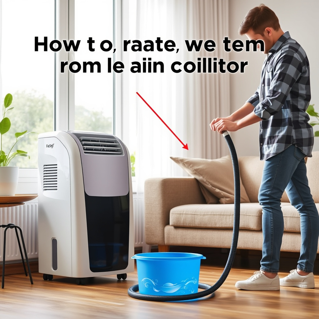 Imagem sobre Aprenda como drenar a água do ar-condicionado portátil