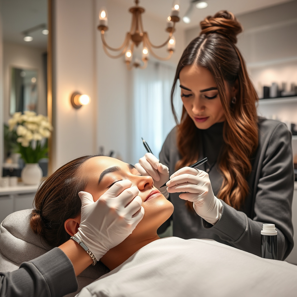 Imagem sobre microblading services for oily skin