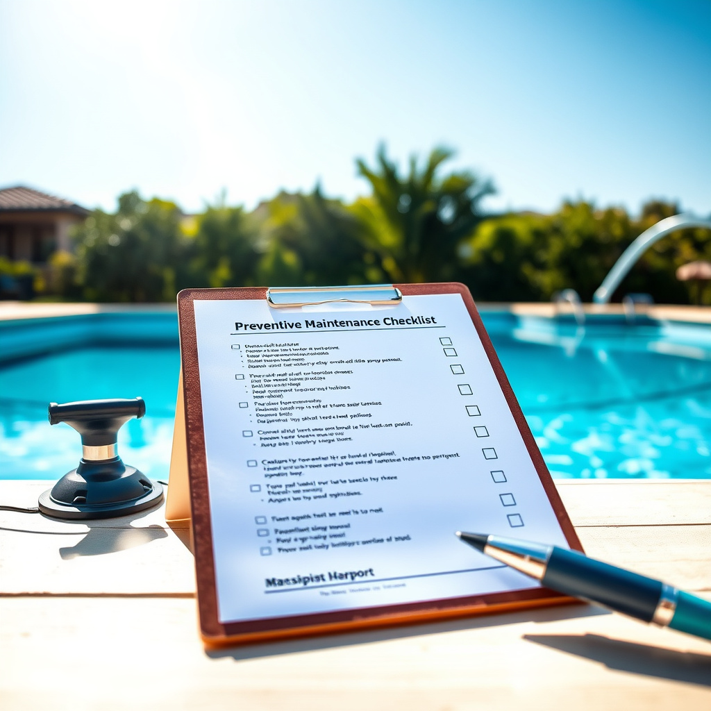 Imagem sobre Preventative maintenance checklist for pools in Davenport
