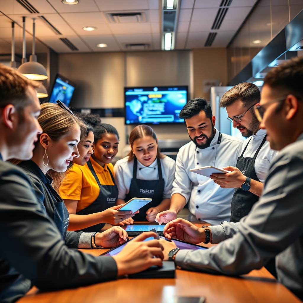 Imagem sobre formação de equipe para restaurantes com tecnologia
