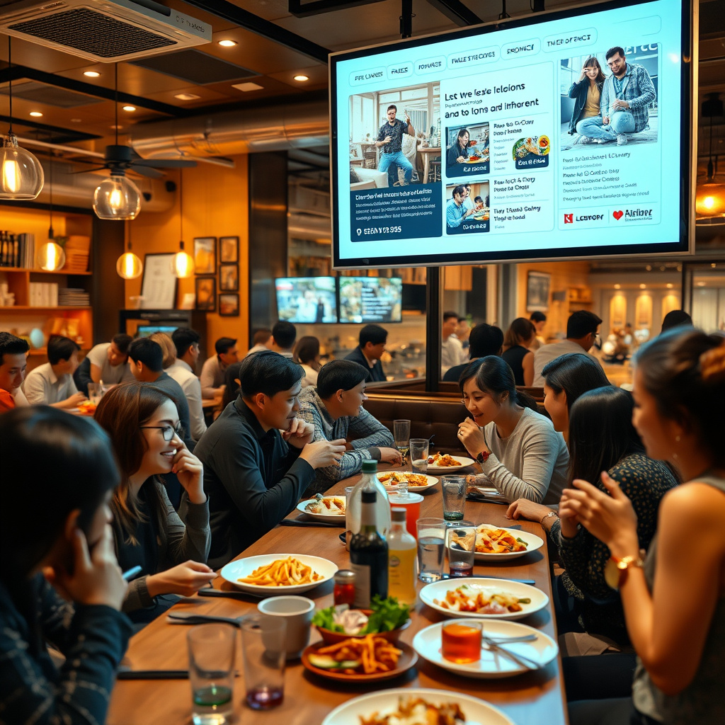 Imagem sobre marketing local para restaurantes com inteligência artificial