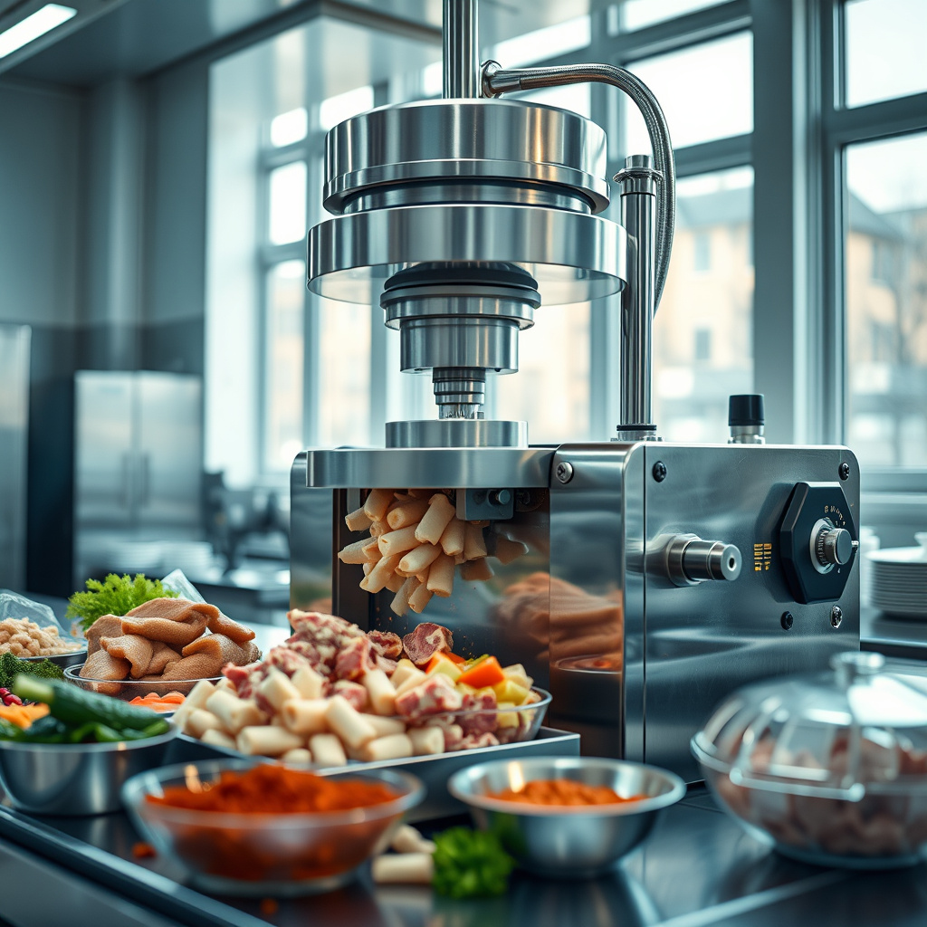 Imagem sobre embutideiras para produtos alimentícios