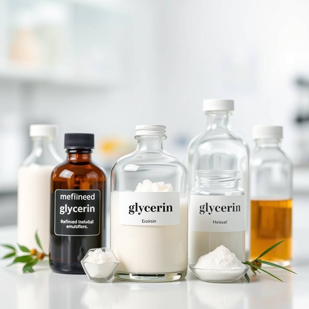 Imagem sobre Como a glicerina refinada se compara a outros emulsificantes naturais?