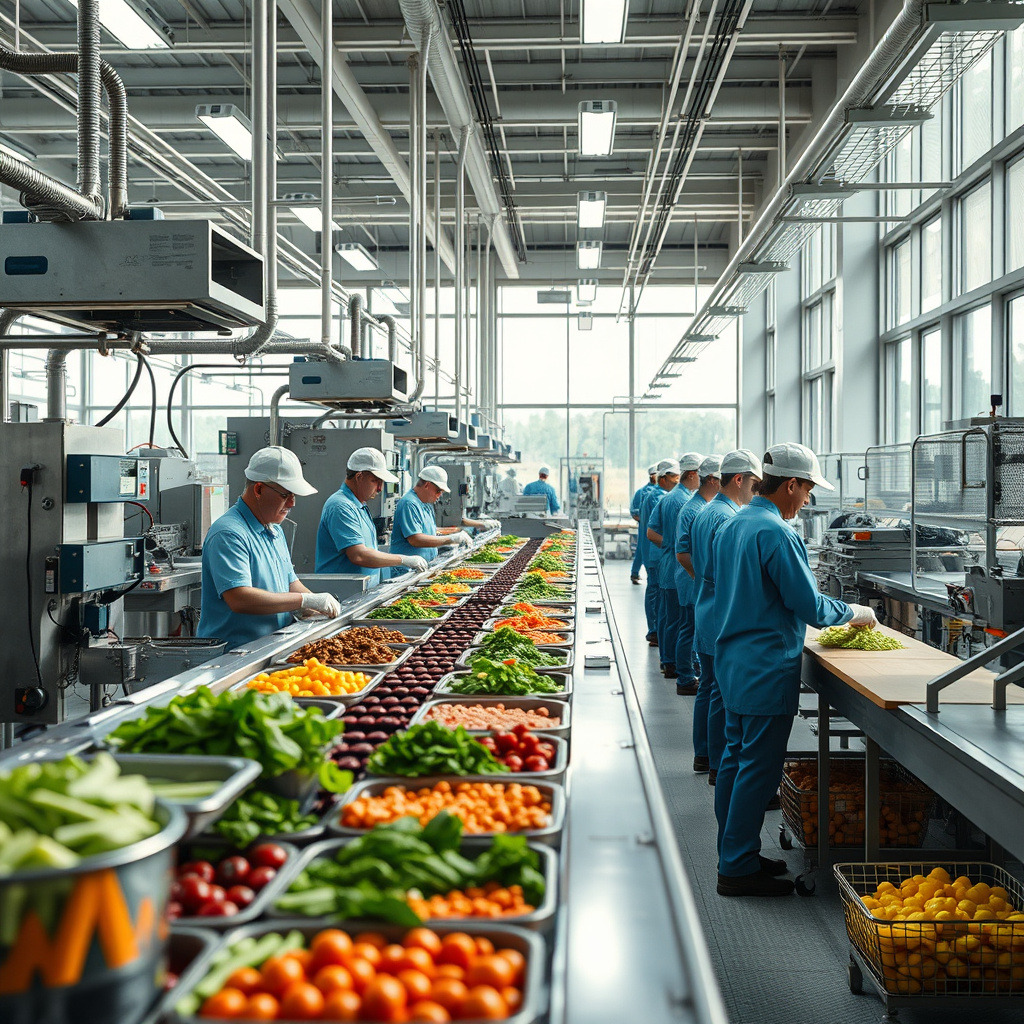 Imagem sobre produtividade em fabricação de alimentos
