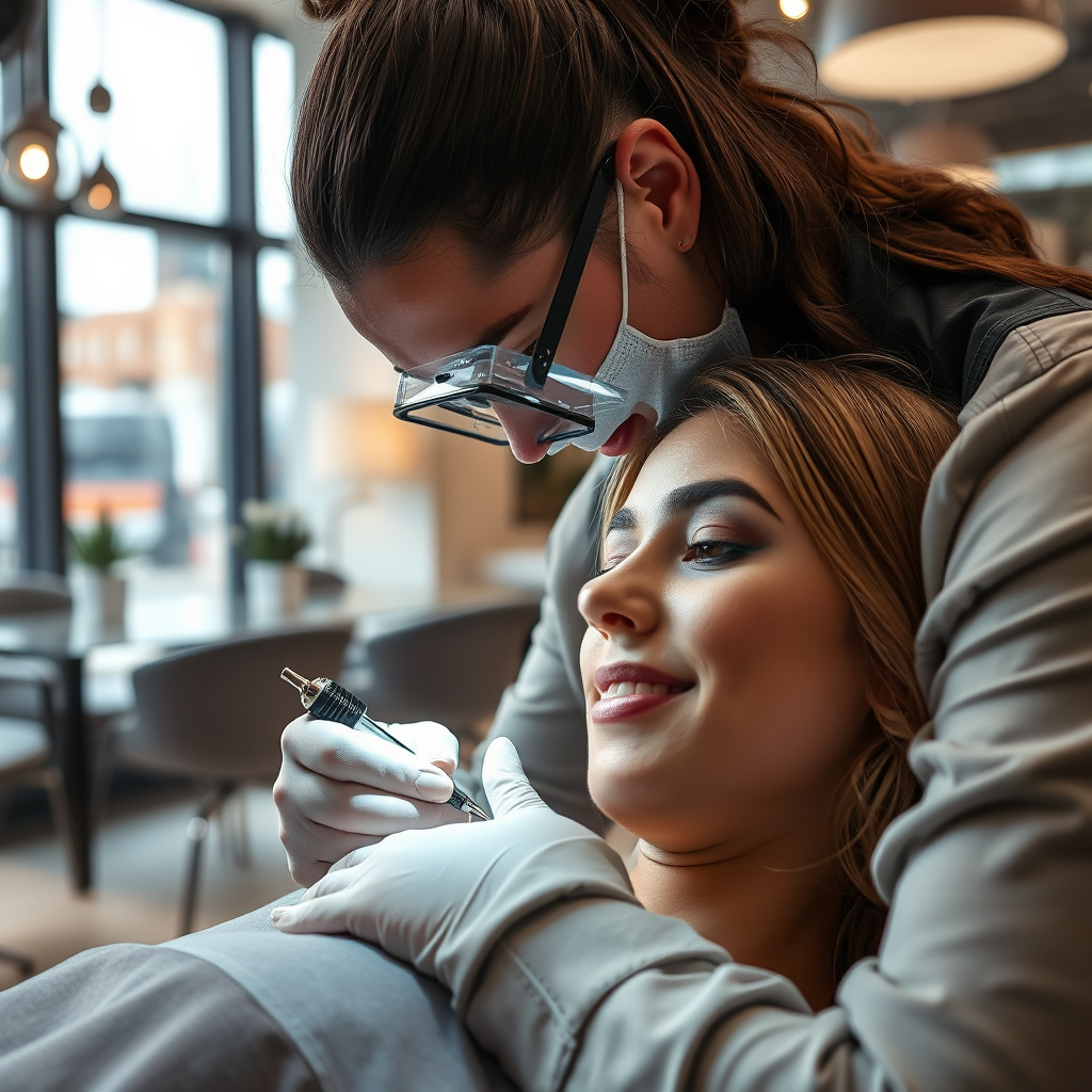 Imagem sobre eyebrow tattoo artists in Boston