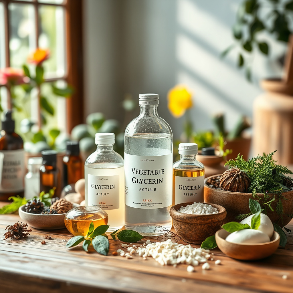 Imagem sobre Como a glicerina vegetal é utilizada na indústria de cosméticos naturais?