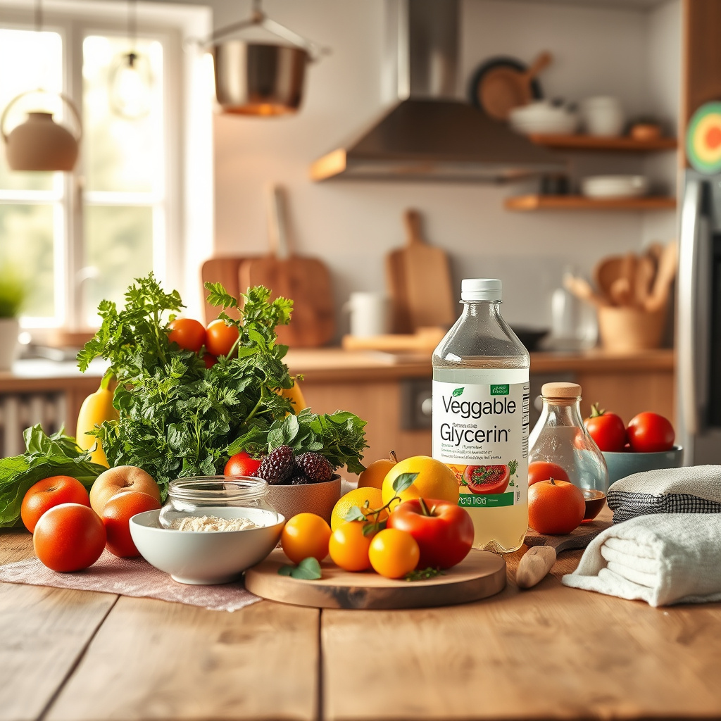 Imagem sobre Como a glicerina vegetal pode ser utilizada em receitas de cozinha?