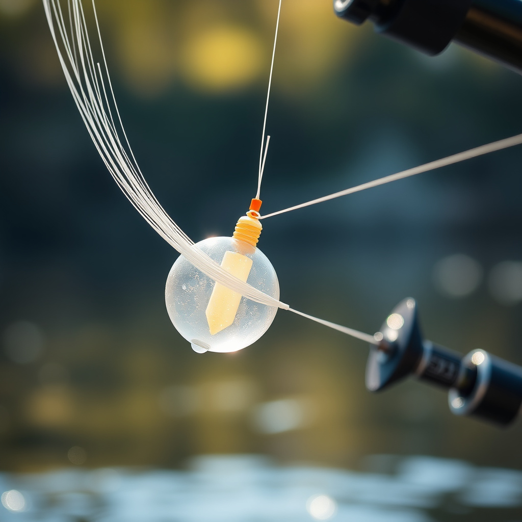 Imagem sobre qual linha usar para pesca com bóia cevadeira