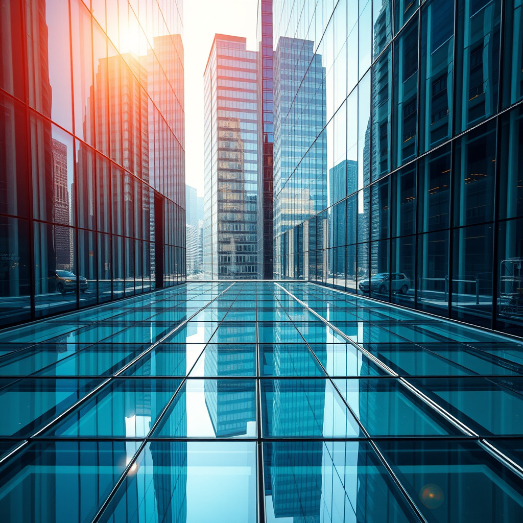 Imagem sobre fachadas envidraçadas para prédios corporativos