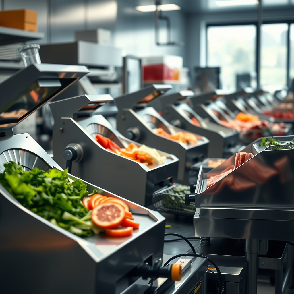 Imagem sobre cortadoras de alimentos industriais