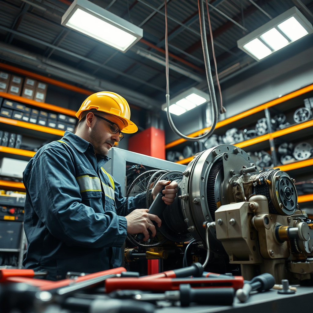 Imagem sobre assistência técnica para máquinas industriais