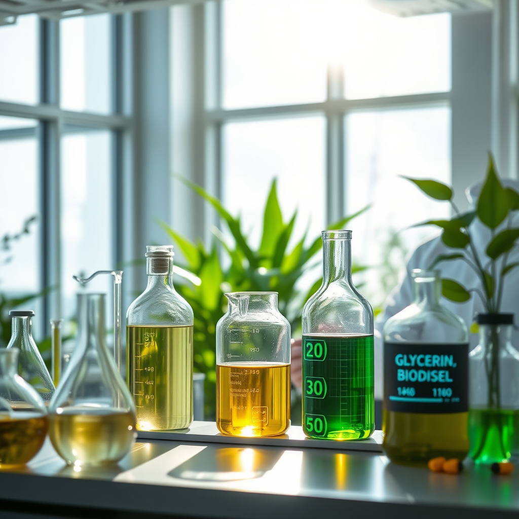 Imagem sobre Como a glicerina é utilizada em processos sustentáveis de biodiesel?