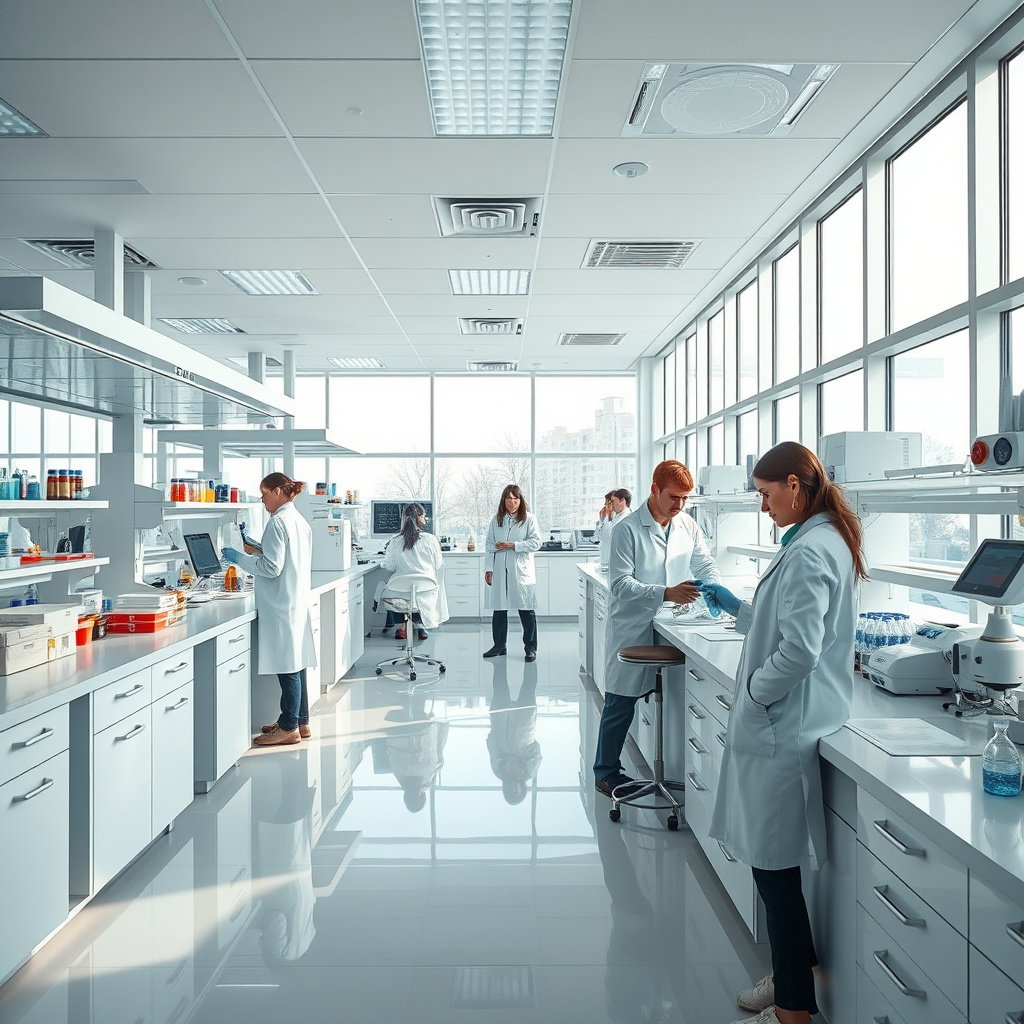 Imagem sobre laboratório com inovação em análises clínicas