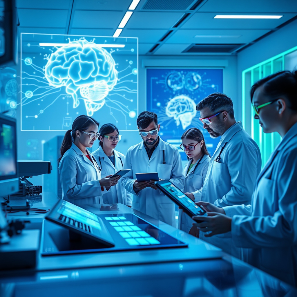Imagem sobre neuromodulação assistida por inteligência artificial