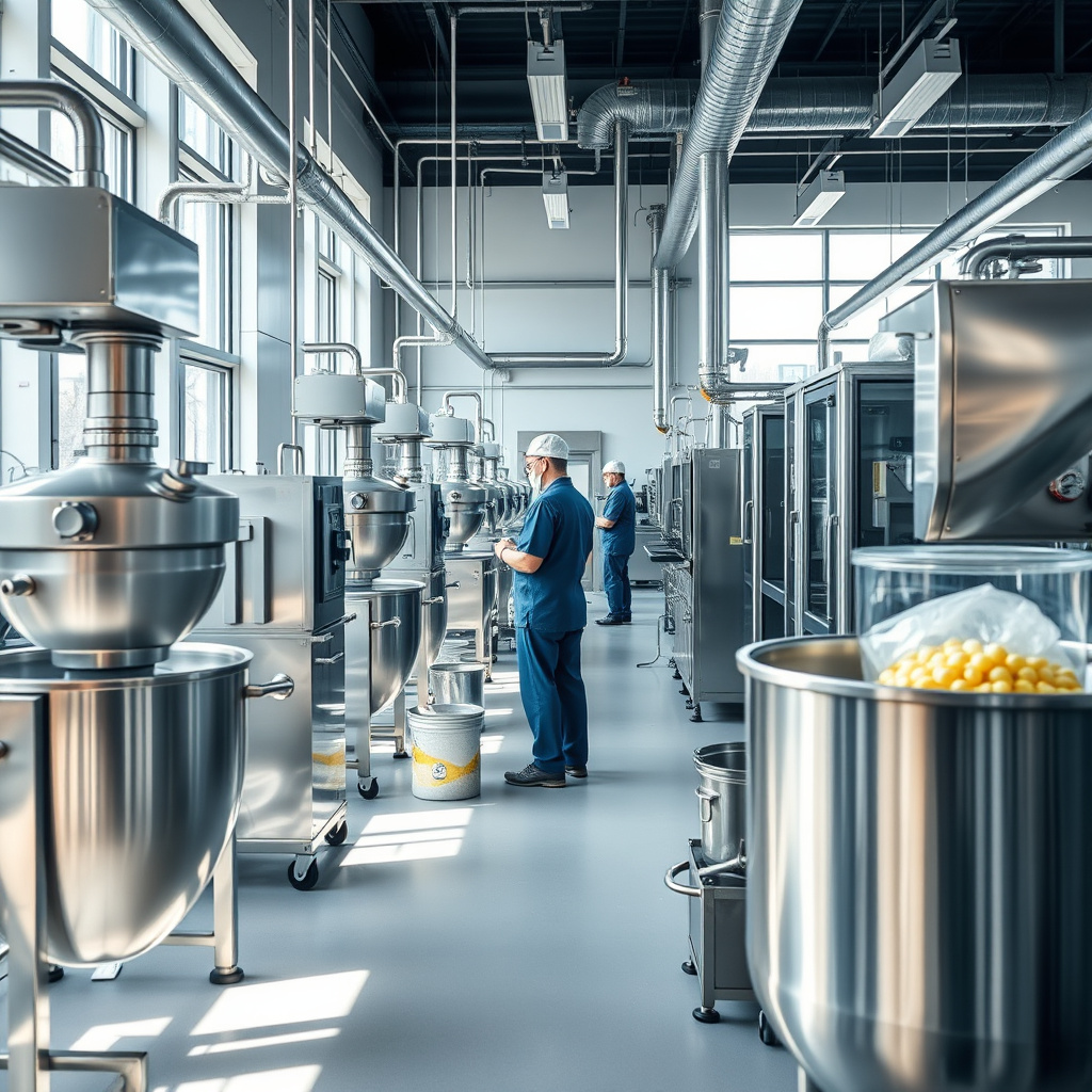 Imagem sobre equipamentos de processamento de alimentos seguros