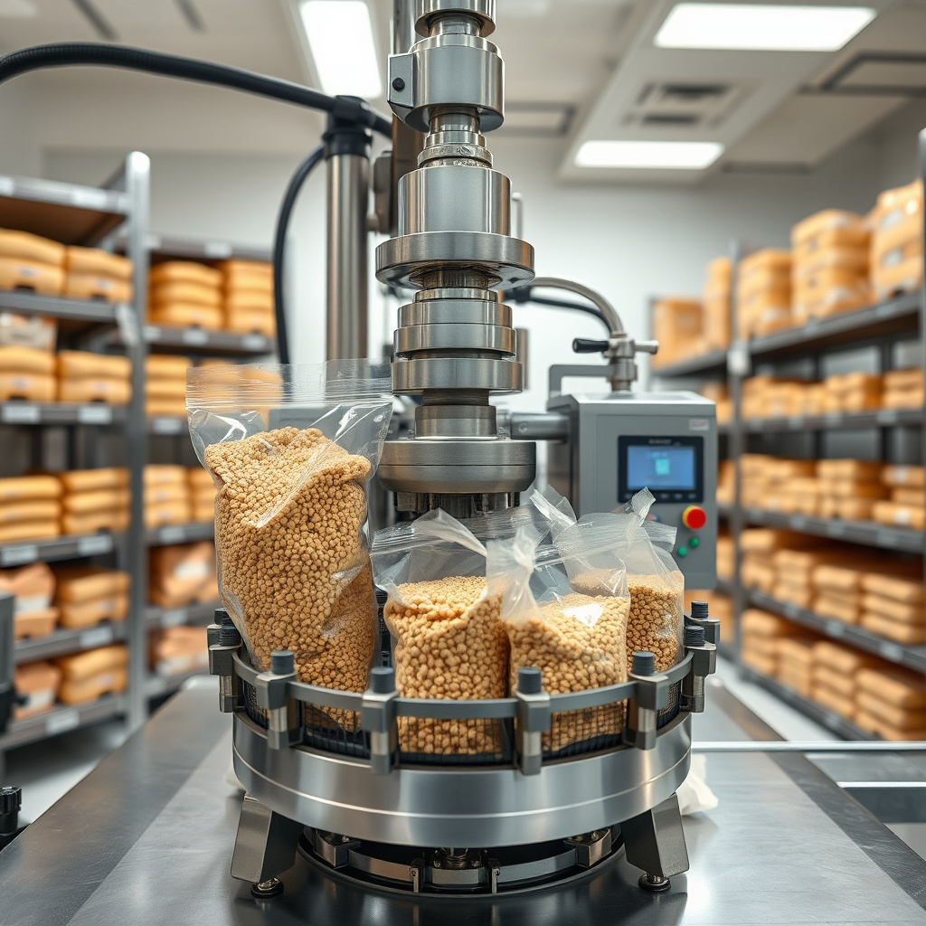 Imagem sobre ensacadeiras automáticas para alimentos secos