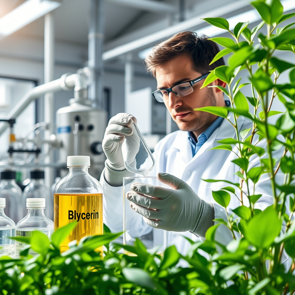Imagem sobre Como a glicerina contribui para a sustentabilidade na produção de biodiesel?