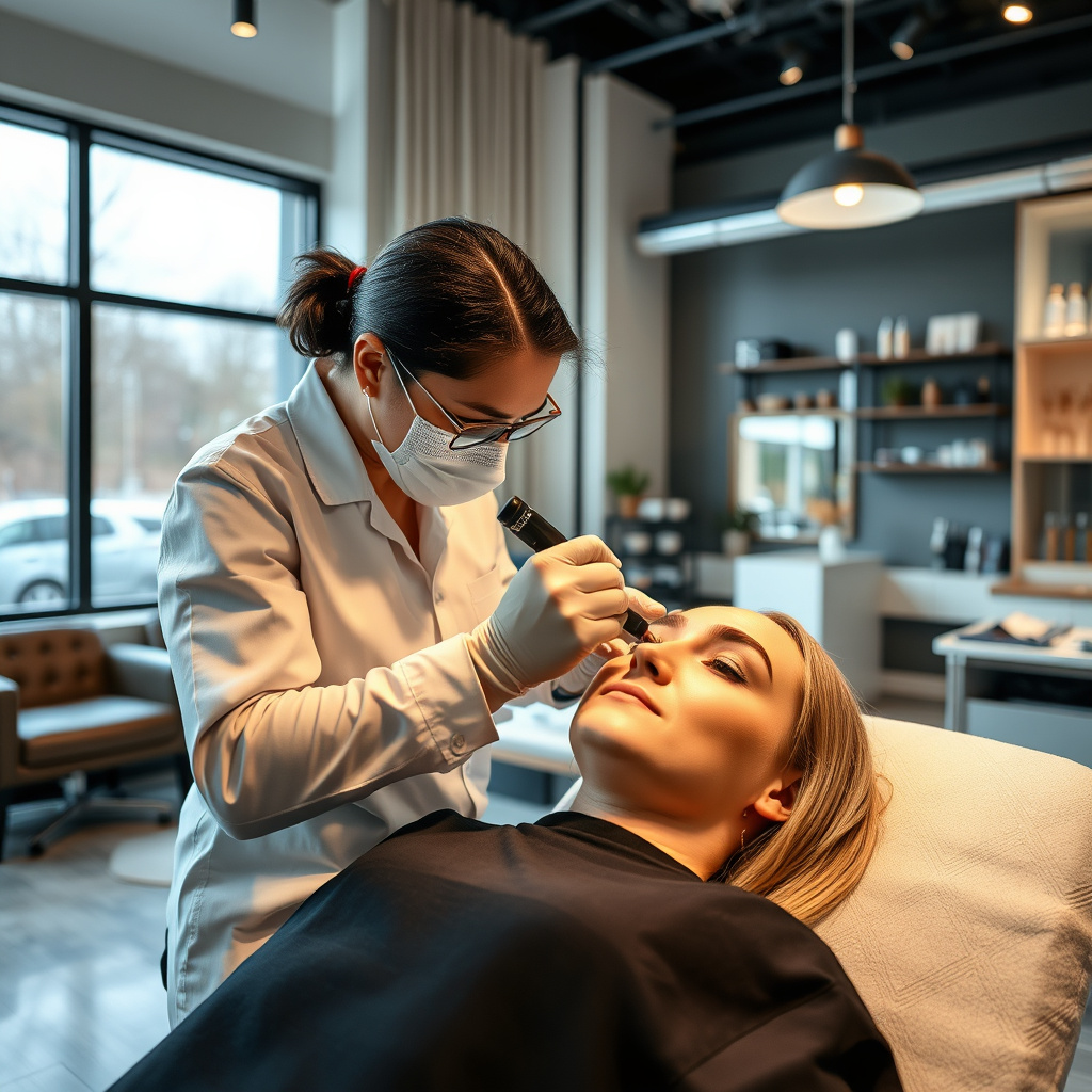 Imagem sobre eyebrow tattooing services near Wilmington