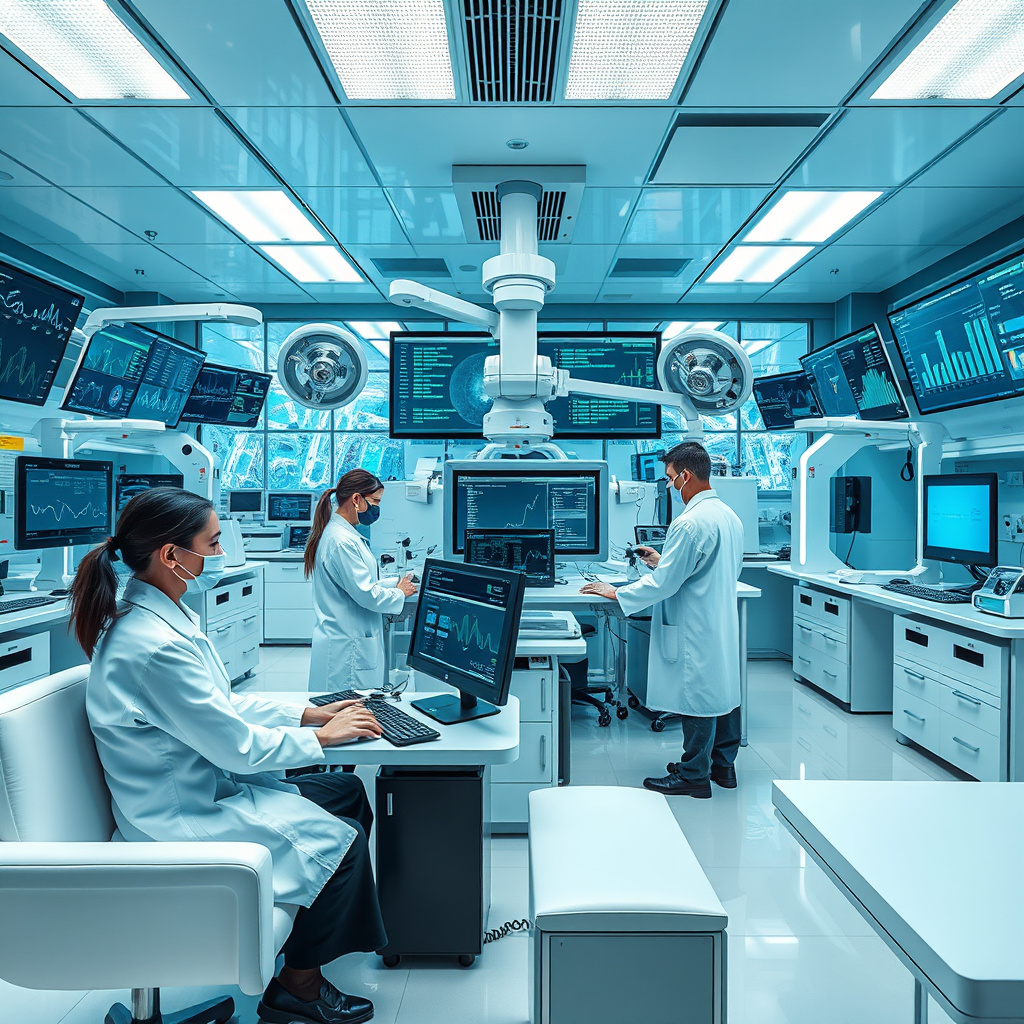Imagem sobre tecnologia de ponta em laboratórios de saúde