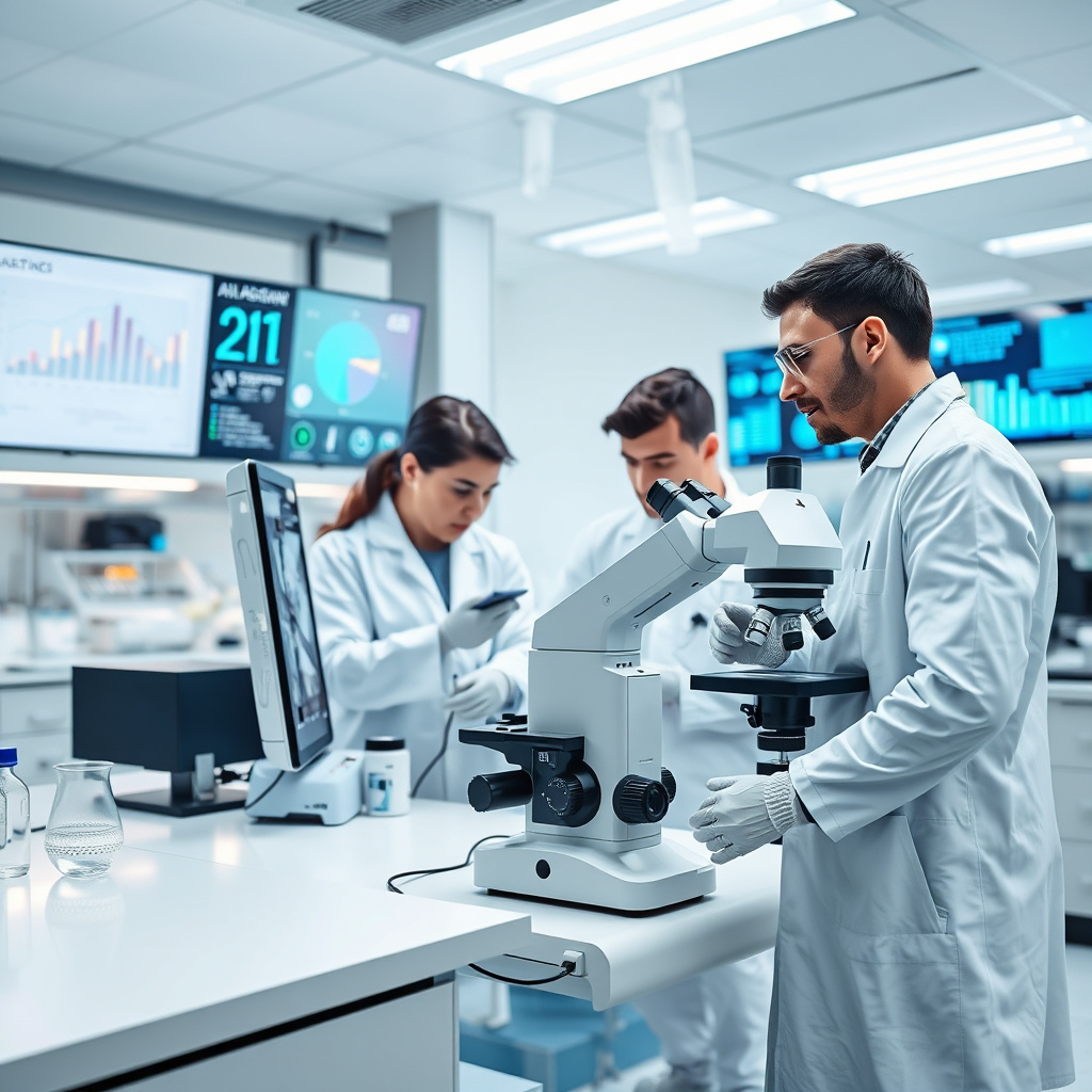 Imagem sobre inovação em serviços laboratoriais com IA