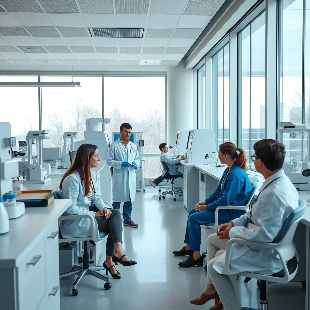 Imagem sobre facilidade de acesso a exames laboratoriais