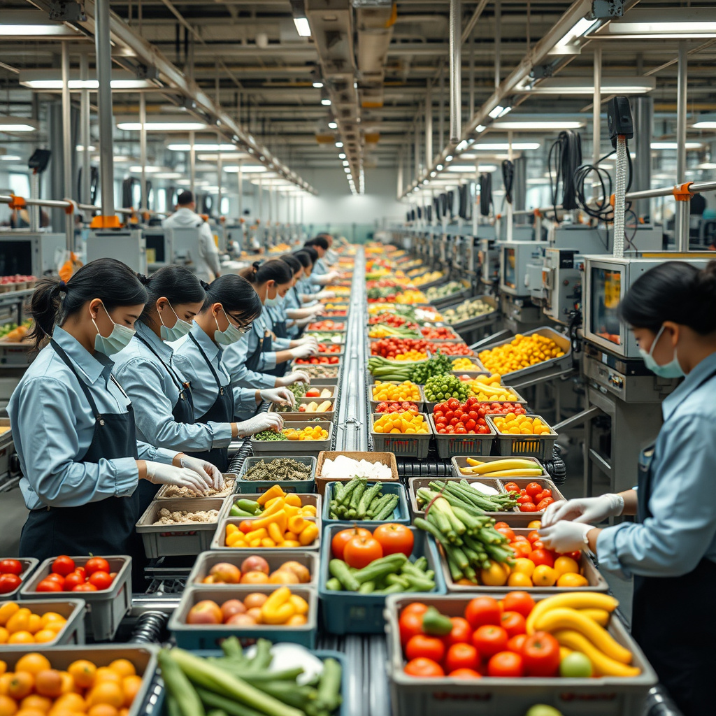 Como Aumentar a Produtividade na Linha de Produção Alimentícia Imagem sobre produtividade na linha de produção alimentícia