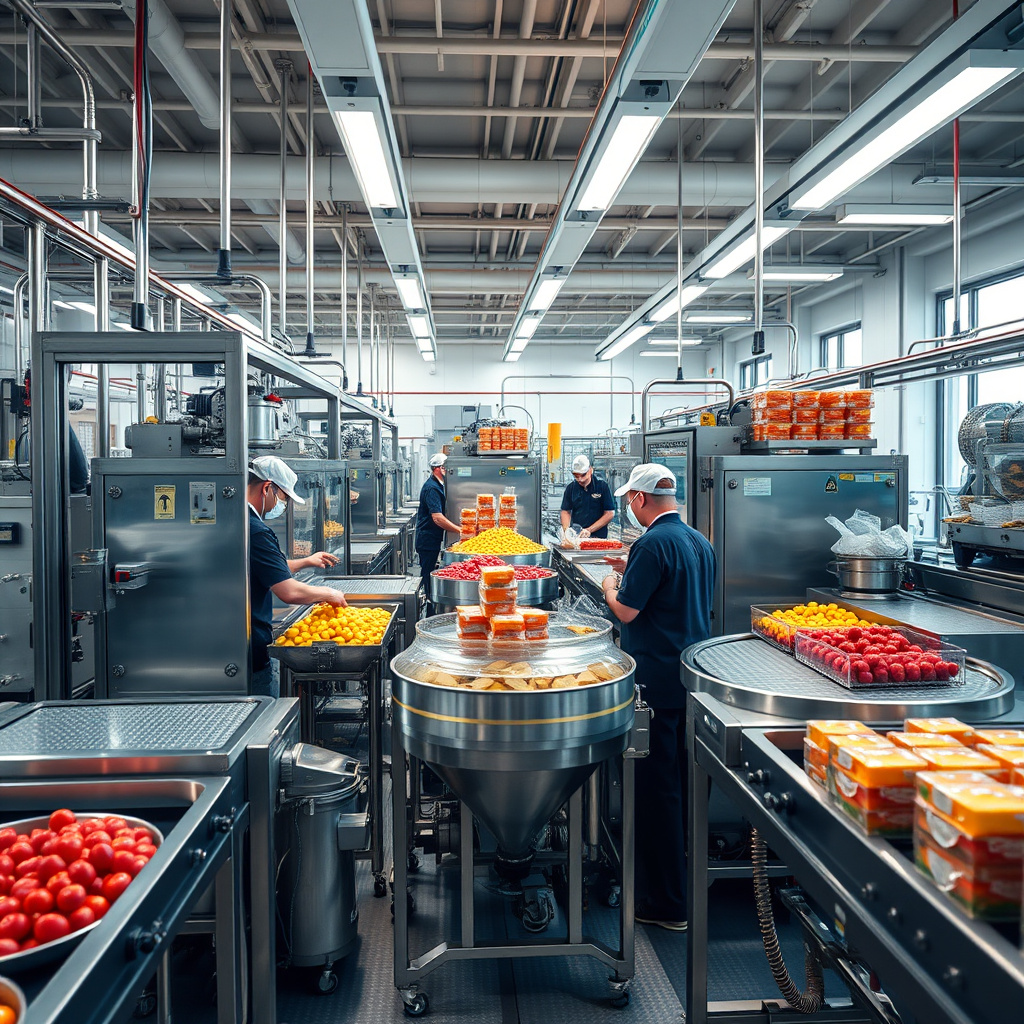 Como a Integração de Equipamentos para Fábricas de Alimentos Aumenta a Eficiência Imagem sobre integração de equipamentos para fábricas de alimentos
