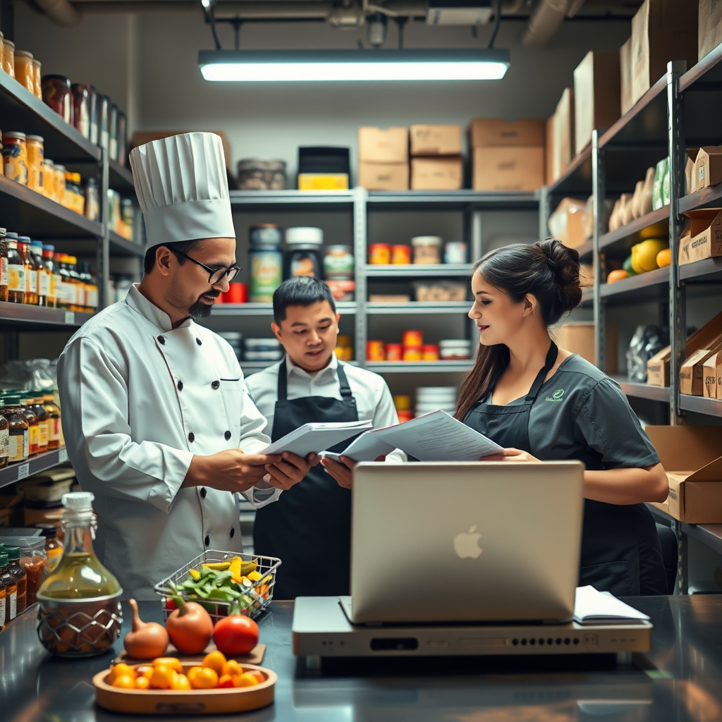 Imagem sobre gestão de estoque e compras para restaurantes