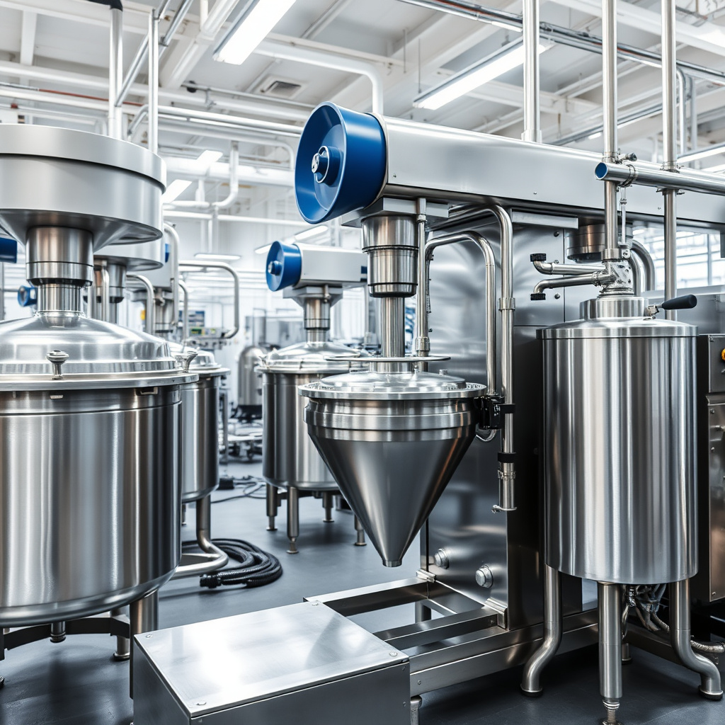 Misturadores e Homogeneizadores Industriais: A Chave para a Eficiência na Produção Alimentícia Imagem sobre misturadores e homogeneizadores industriais