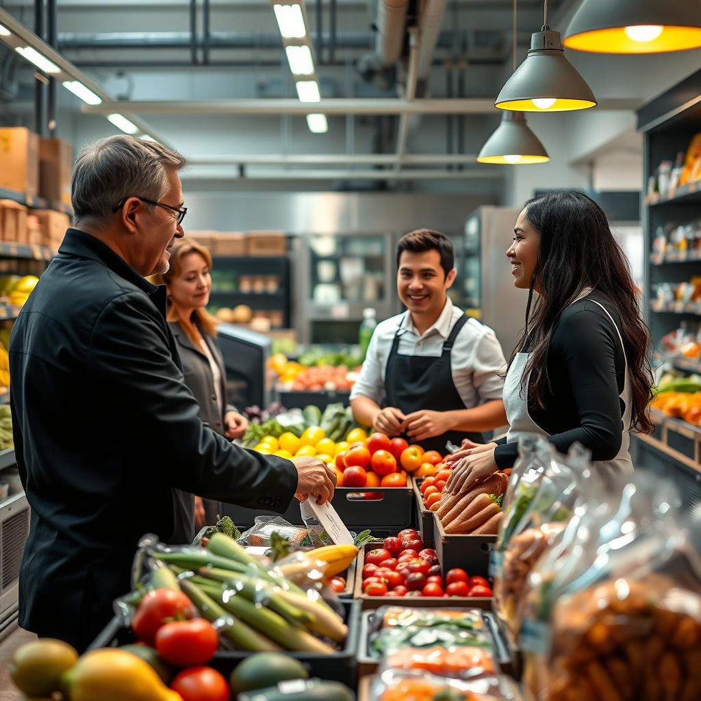 Imagem sobre atendimento personalizado para indústrias alimentícias