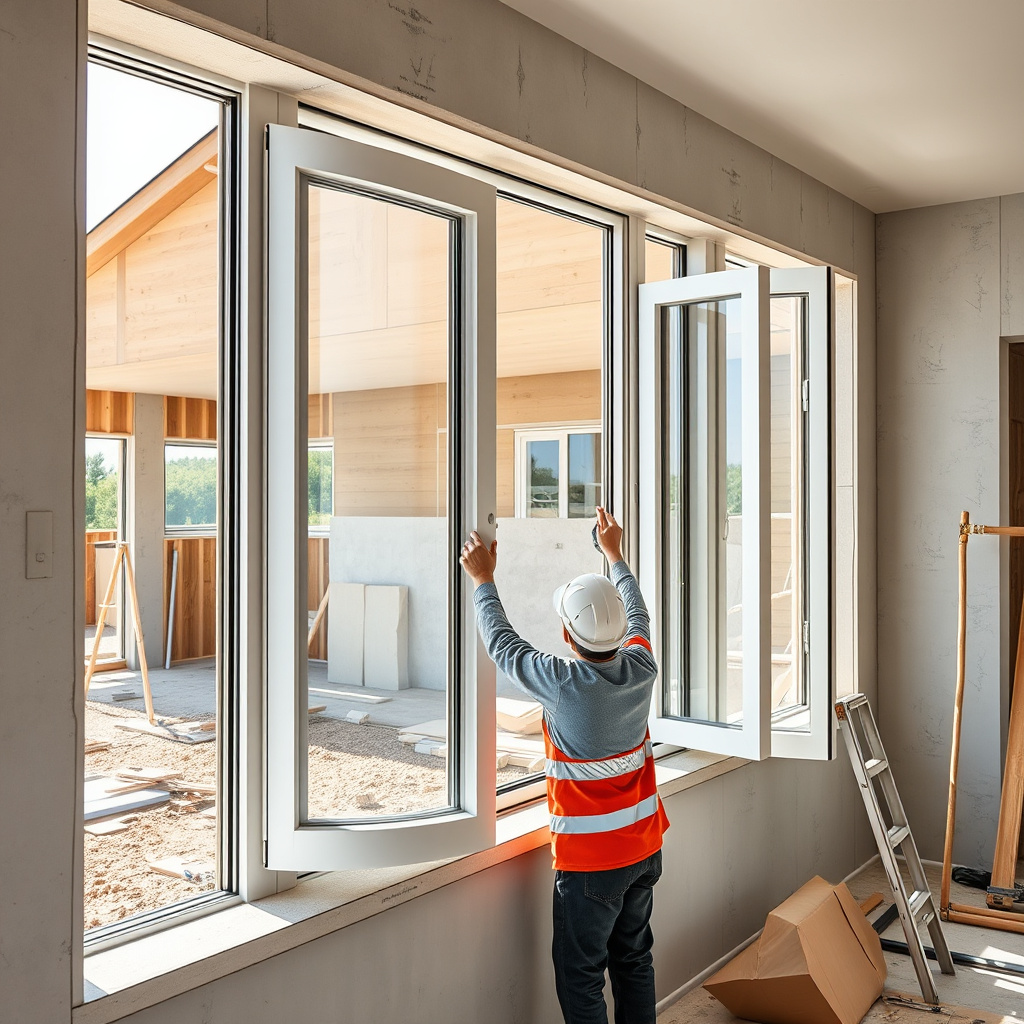 Imagem sobre esquadrias de PVC sob medida para obras residenciais