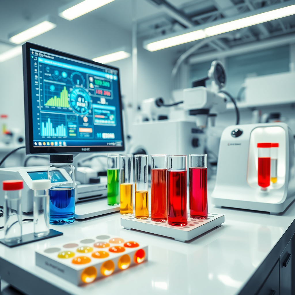 Imagem sobre exames laboratoriais com inteligência artificial