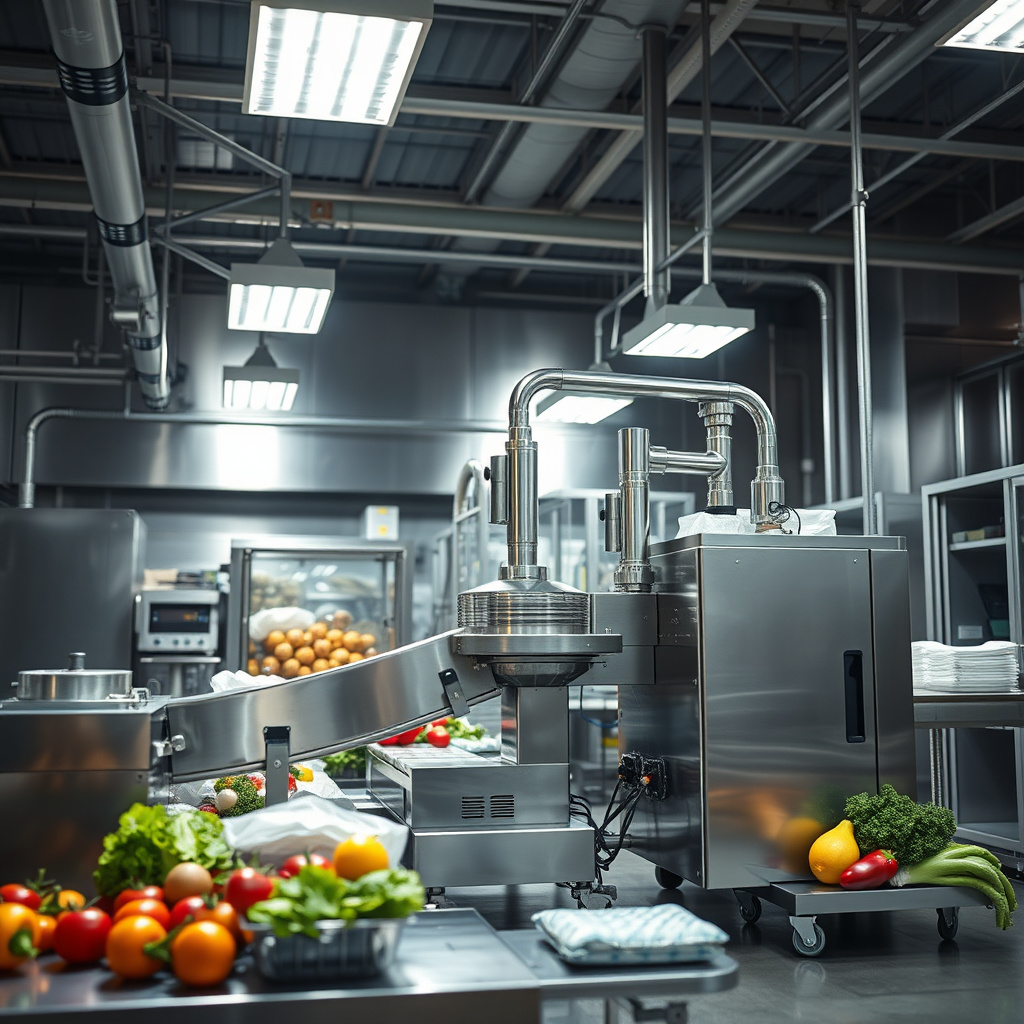 Imagem sobre equipamentos de processamento de alimentos
