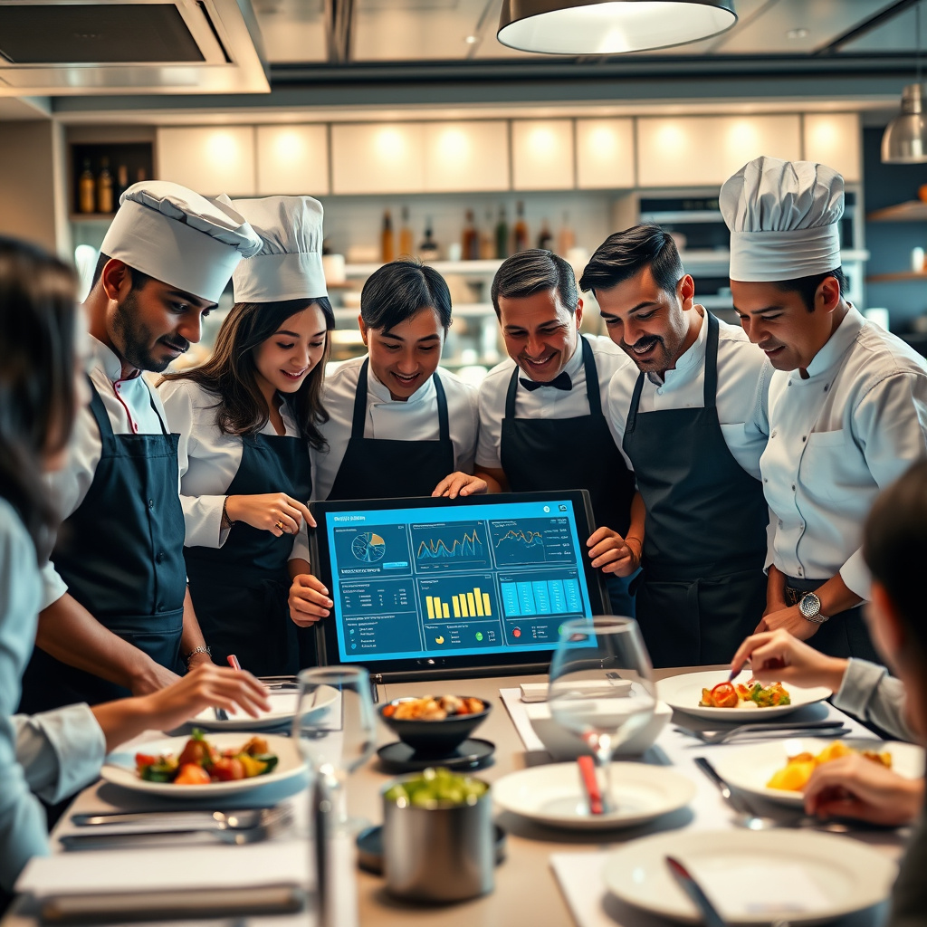 Imagem sobre formação de equipe de restaurantes com ferramentas de IA