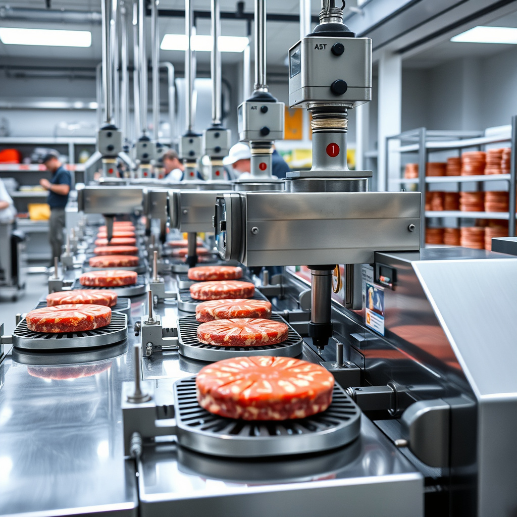 Imagem sobre formadoras de hambúrgueres industriais