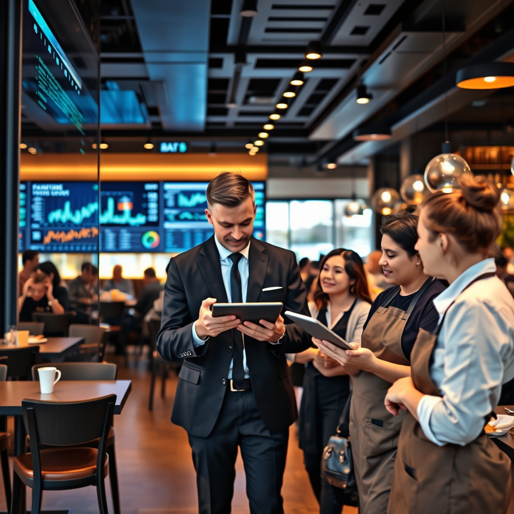 Imagem sobre gestão financeira de restaurantes com suporte de IA