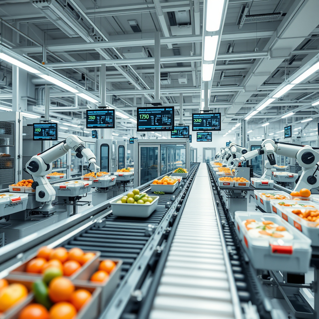 Integração de Máquinas para Produção de Alimentos: O Futuro da Indústria Alimentícia Imagem sobre integração de máquinas para produção de alimentos