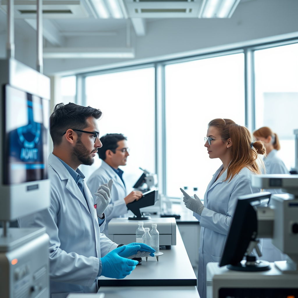 Como a IA Está Transformando a Eficiência em Exames Laboratoriais Imagem sobre eficiência em exames laboratoriais com IA
