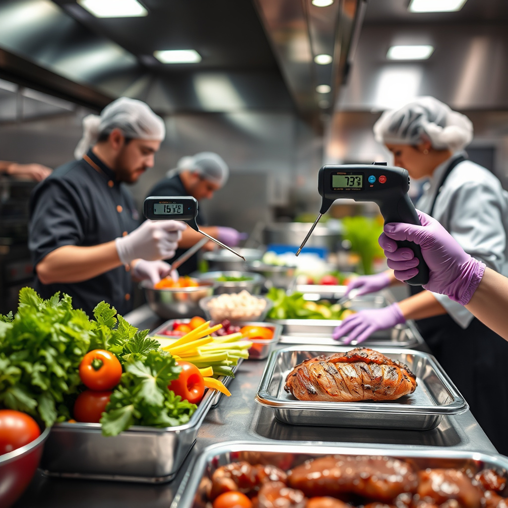 Imagem sobre segurança alimentar em restaurantes