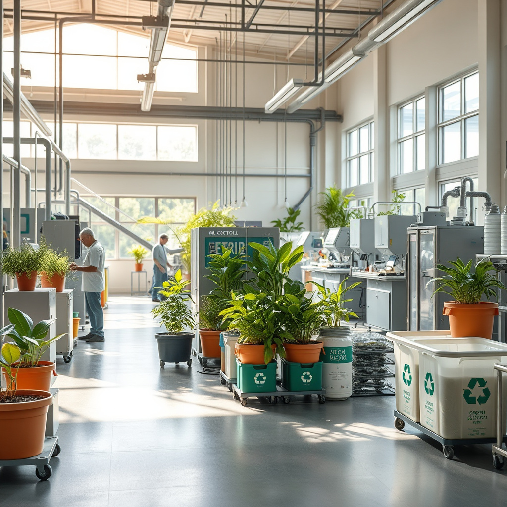 Imagem sobre What sustainable practices are adopted in glycerol manufacturing?